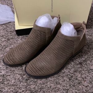 Tan booties